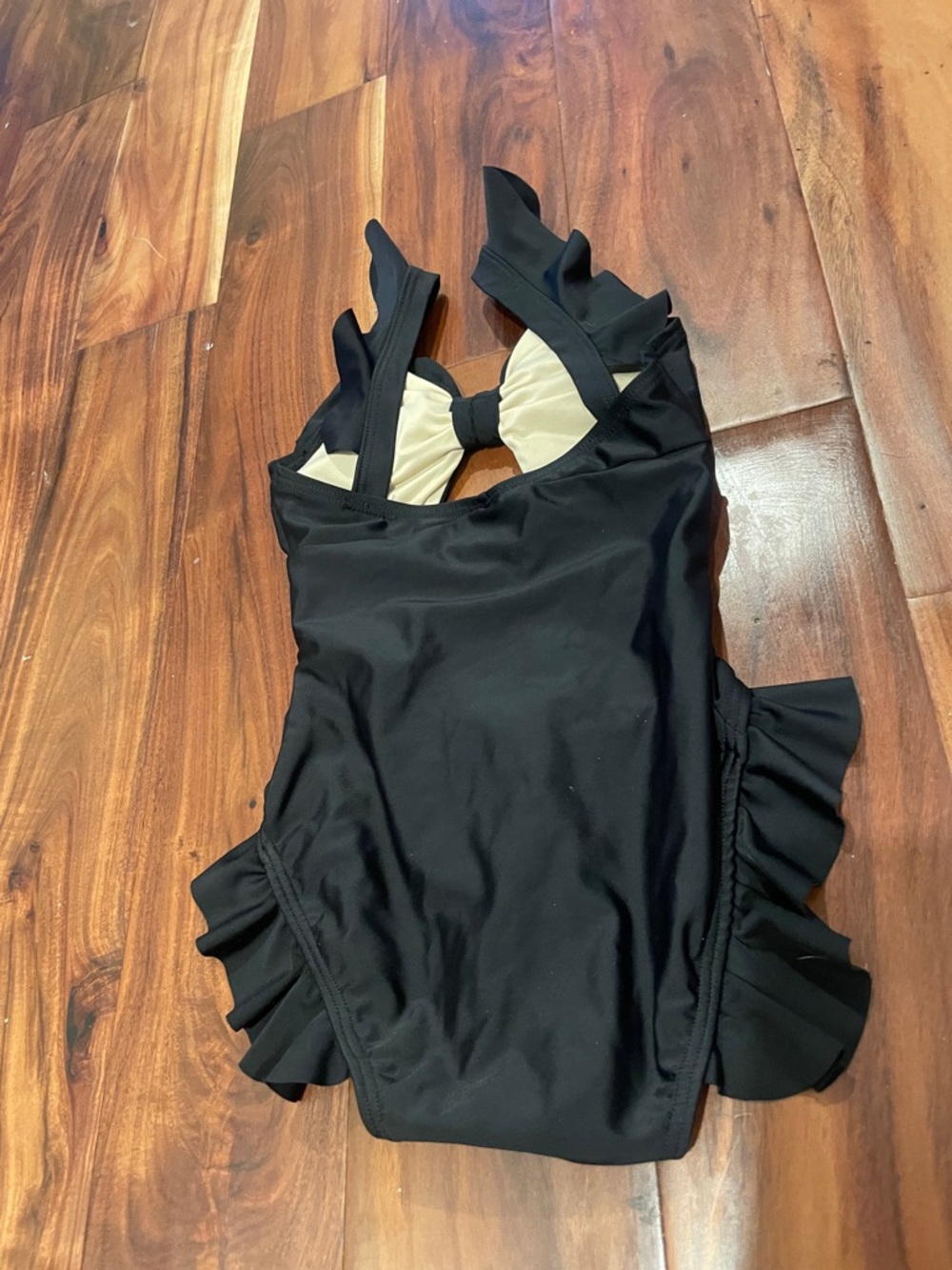 Kandi kouture ruffle black leotard  cm 5/6 - Picture 4 of 5